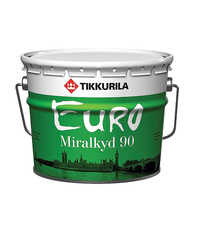Эмаль MIRALKYD EURO 90 C в/глян 9,0л Тиккурила