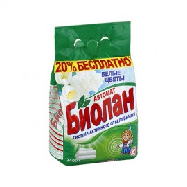 СМС Биолан-Автомат Белые цветы 2400гр (4) Казань №732-4