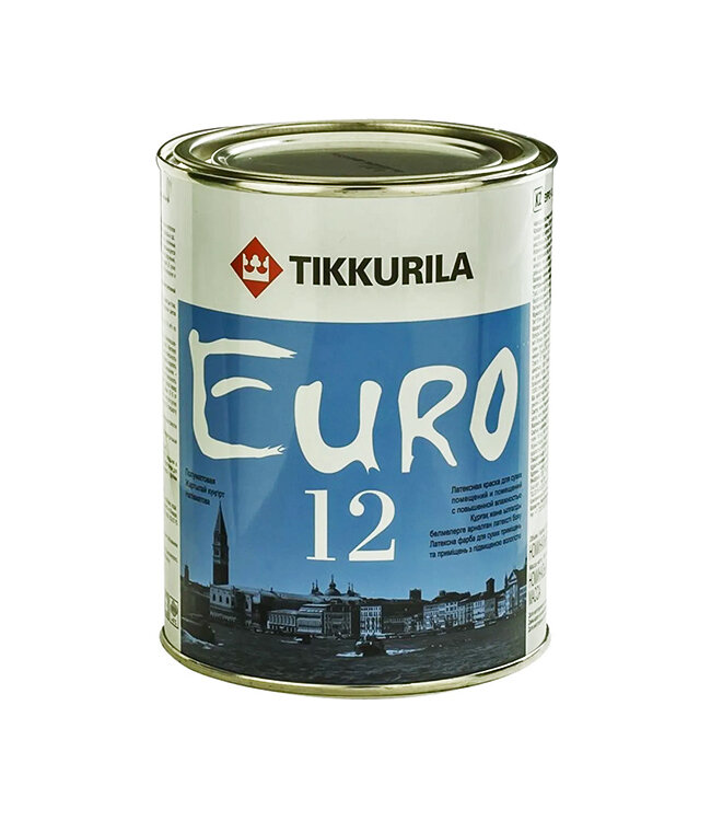 Краска EURO-12 A 0,9л Тиккурила