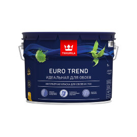 Краска EURO TREND A 9,0л д/обоев/стен матов (1) Тиккурила